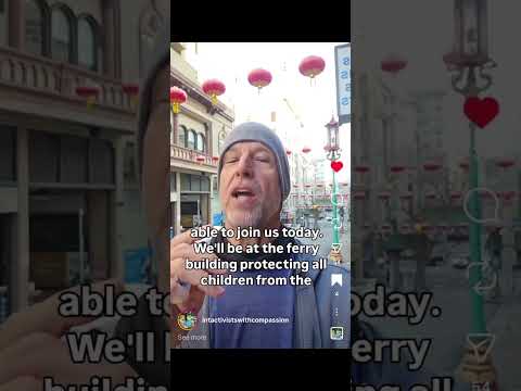 Chinatown protest with Bloodstained Men