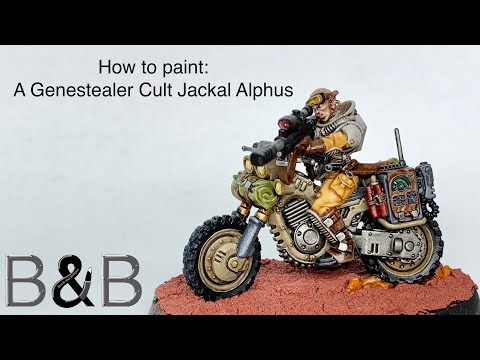How to Paint a Genestealer Cult Jackal Alphus