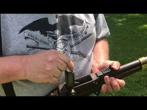 Kammerlader loading from paper cartridge.