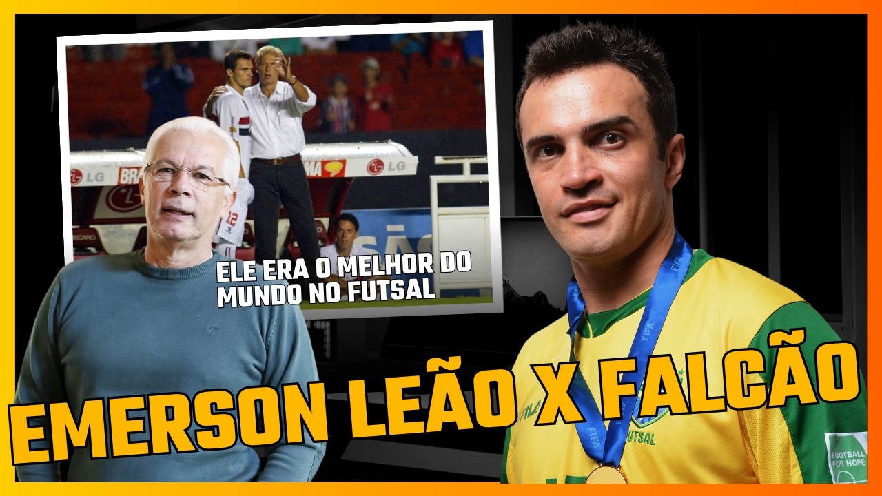 EMERSON LEÃO X FALCÃO - O TREINADOR FALA O POR QUE NÃO ESCALAVA O FALCÃO #emersonleão #falcaofutsal