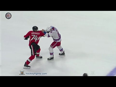 Tanner Glass vs Mark Borowiecki