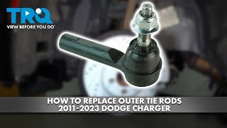 How to Replace Outer Tie Rods 2011-2023 Dodge Charger