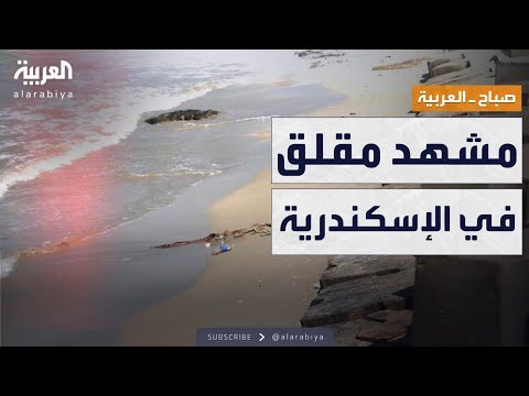 فيديو | صباح العربية | انحسار مياه البحر وظهور شواطئ رملية بالإسكندرية يثير القلق