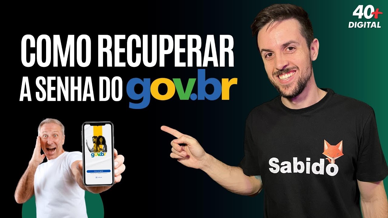 COMO RECUPERAR A SENHA DO GOV.BR PELO CELULAR