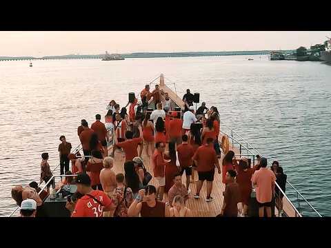 Afro House Boat Party Mix 2024 (Fire Dancers Sundowner)