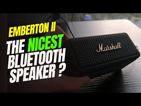 The SEXIEST Portable Speaker - #marshall Emberton II - REVIEW