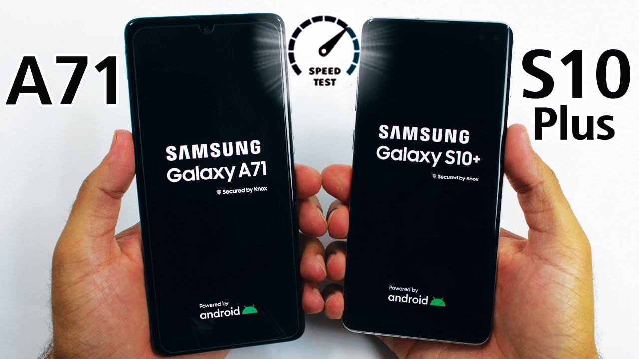 Samsung Galaxy A71 vs Samsung Galaxy S10 Plus - Speed Test!