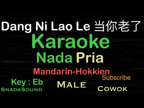 Dang Ni Lao Le 当你老了-Lagu Mandarin/Hokkien|KARAOKE NADA Pria-Male-Cowok-Laki-laki@UcokkuYasir
