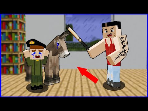 KEMAL KOMİSER, BEBEK ASKER'İN EŞEĞİNİ DÖVÜYOR !! 😱😱 - Minecraft Zengin FAKİR