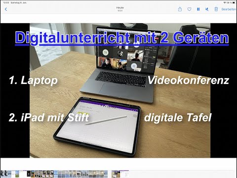 Digitalunterricht mit Laptop und iPad