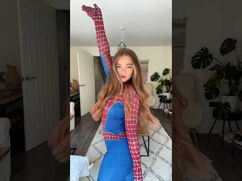 🕸️spider guy spider girl cosplay #superhero #spidergirl #cosplay