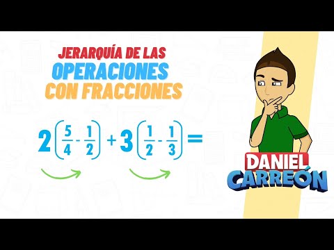 JERARQUIA DE LAS OPERACIONES CON FRACCIONES Super facil - Para principiantes
