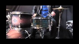 Video thumbnail for Porkpie 13x7" Brass Patina Snare Drum by Peter Lewis