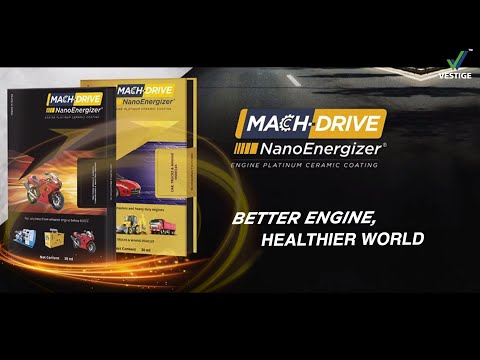 10w40 mach-drive nano energizer (four/two-wheeler), packagin...