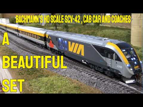 Bachmann SCV-42 Siemens HO Scale Train Set Review | WOWSound, Cab Car, Coaches & Business Cars