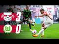An all-around team effort leads to success! | RB Leipzig vs. VfL Wolfsburg 3-0 | Highlights