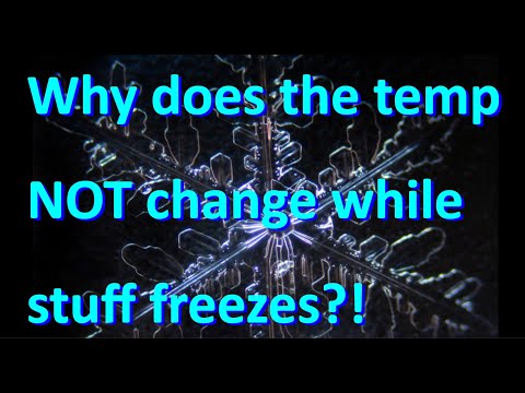 WHY DOES THE TEMP NOT CHANGE WHILE STUFF FREEZES?!