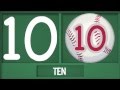 Number Counting Baseballs Learn Numbers 1 To 10 For Kids HD