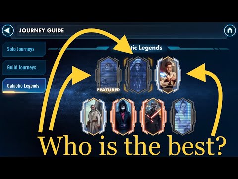 All Galactic Legends Ranked - SWGOH