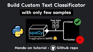 Download lagu Build Custom Text Classification Model with Only Few Sample | Spacy and Setfit mp3 Download lagu Build Custom Text Classification Model with Only Few Sample | Spacy and Setfit mp3