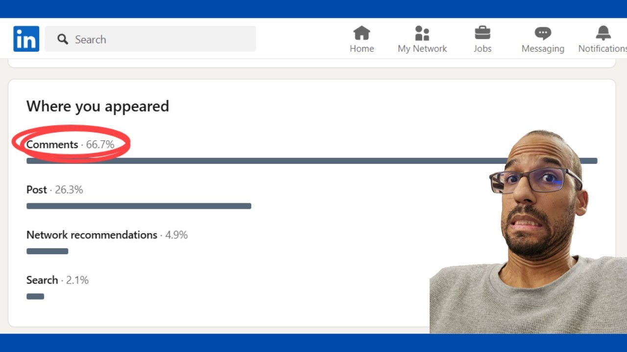 Is commenting the BIGGEST driver of visibility on LinkedIn? (Analytics from My Profile)