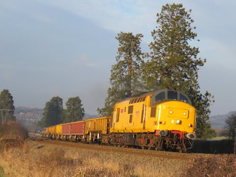 Class 37 97304 ON 6C72 MEGA THRASH & TONES CAMBRIAN ENGINEERS CHASE 21/01/2023