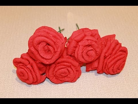 Как из салфетки сделать розу