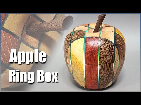 Apple Ring Box - Woodturning