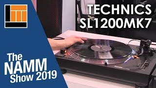 L&M @ NAMM 2019: Technics SL-1200mk7 Turntable