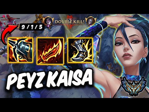 Kaisa vs Varus ADC ( T1 Peyz ) Lol Korea 1529 LP | 9/1/5