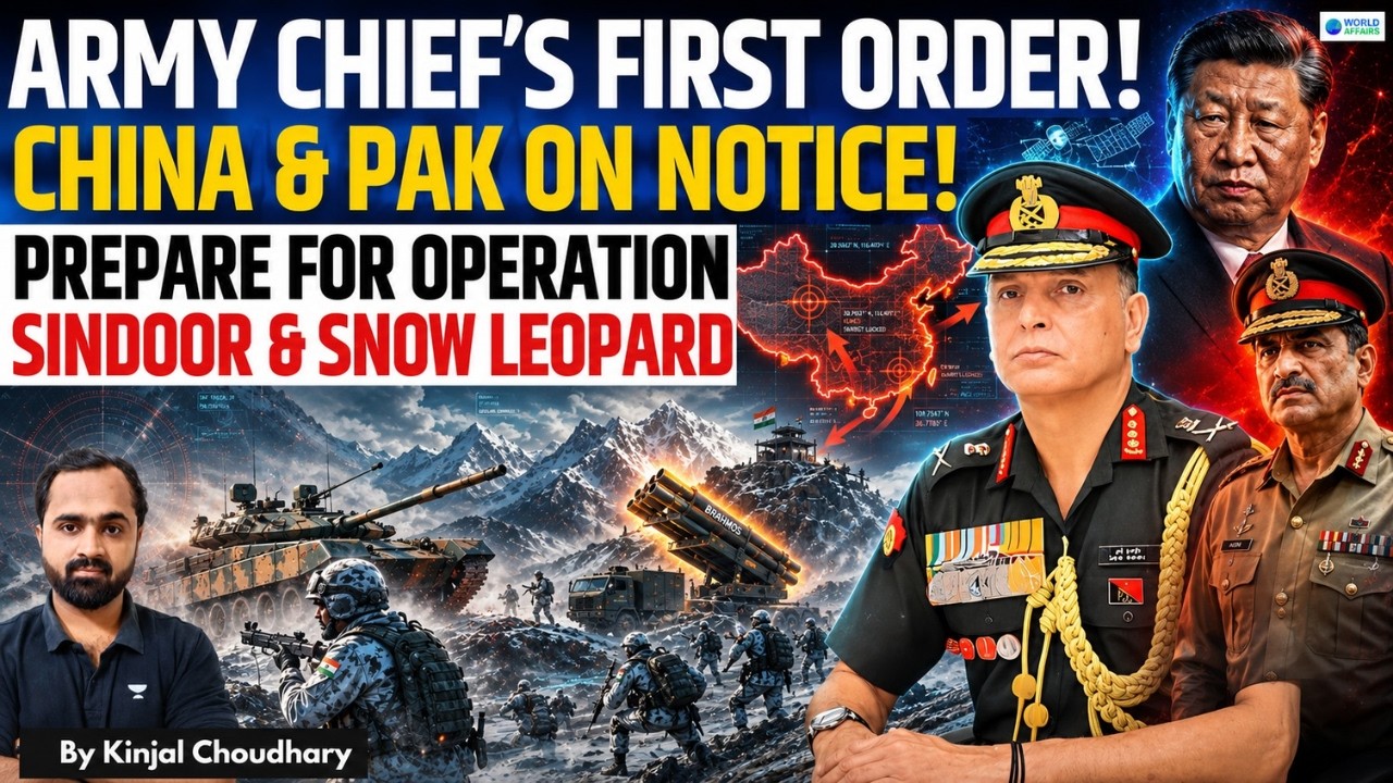 New Army Chief Gen Dhiraj Seth's 1st Order- China & Pak On Notice! Op Sindoor & Snow Leopard! Kinjal
