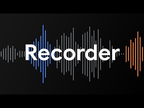 Introducing a New Kind of Audio Recorder