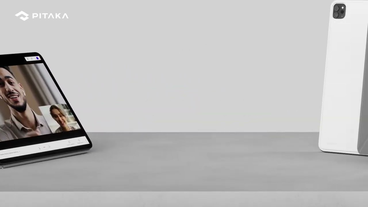 Чохол для iPad Pro 12.9" (6th/5th Gen) Pitaka MagEZ Case Folio 2 Black (FOL2302) video preview