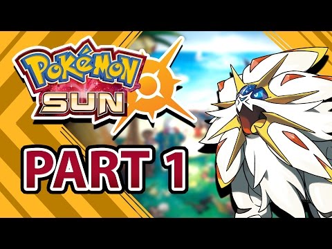 Pokemon Sun and Moon FULL Playthrough Part 1