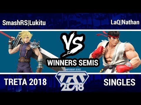 TRT Championship 2018 - SmashRS|Lukitu (Cloud) VS LaQ|Nathan (Ryu) - Smash Wii U Singles Top 8 WS