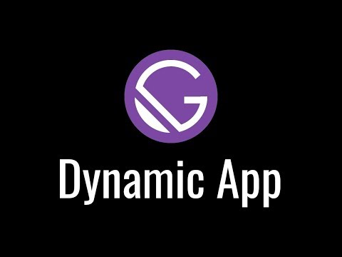 Gatsby Dynamic App Tutorial