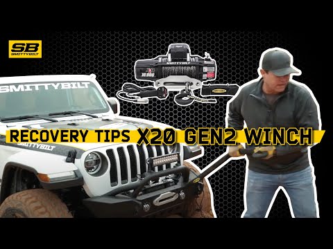 Smittybilt | Recovery Tips – Featuring X20 Gen2 12,000 lbs. Winch with Synthetic Rope