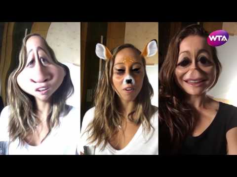 2016 WTA Finals Singapore | Funniest Moments