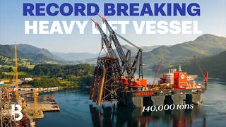 Why the World's Largest Crane Ship Intentionally Sinks to Stabilise Itself | Blueprint