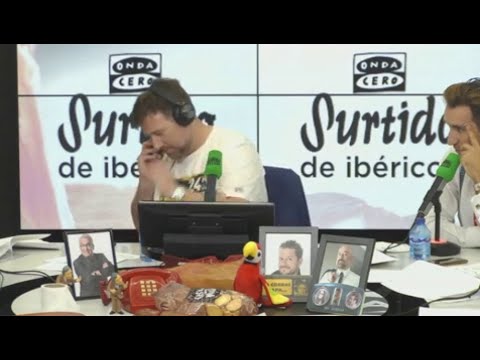 Latre recibe EN DIRECTO la llamada que le confirma que Surtido de Ibéricos seguirá