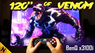 120 Inches of Venom in 4K!! - BenQ x3100i UHD LED Gaming Projector | Review
