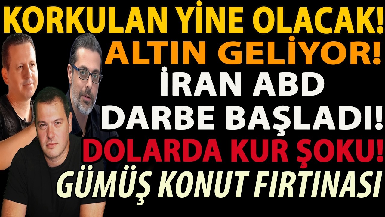 KORKULAN YİNE OLACAK! ALTIN GELİYOR! İRAN ABD DARBE BAŞLADI! DOLARDA KUR ŞOKU! GÜMÜŞ KONUT FIRTINASI