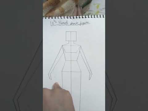 12 and half head fashion block figure by Shubhra fashion designer