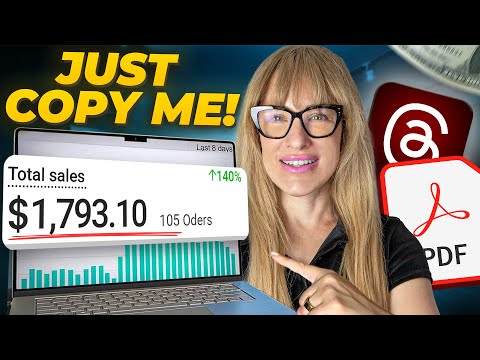 How I Made $1,793 Selling Digital Products on Threads (Using AI)