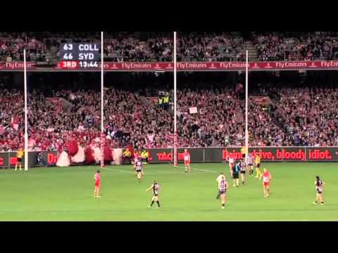 Flashback: Collingwood v Sydney, round 21, 2007