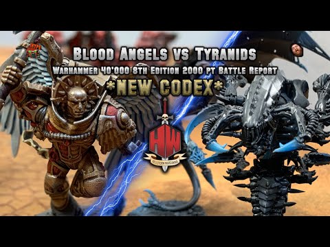 Blood Angels vs Tyranids *NEW CODEX* Warhammer 40K Battle Report