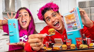We tested the mini fridge with rare foods * mini brands