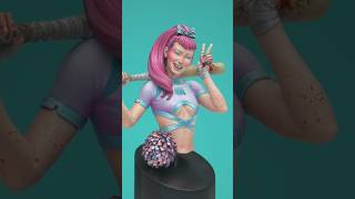 just paintin' a cheerleader