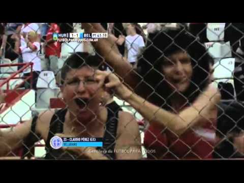 Gol de Pérez en contra. Huracán 1 - Belgrano 1. Fecha 30. Primera División 2015. FPT.