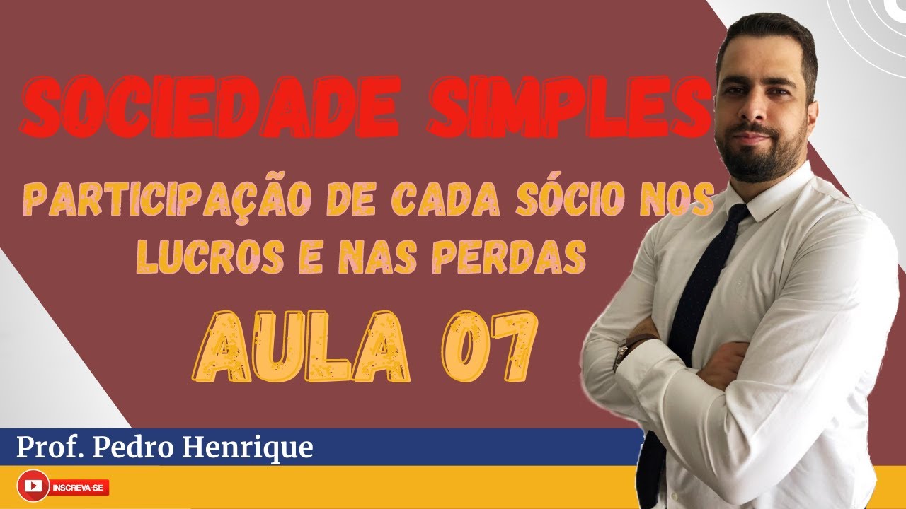 Direito Empresarial | Lucros e Perdas na Sociedade Simples